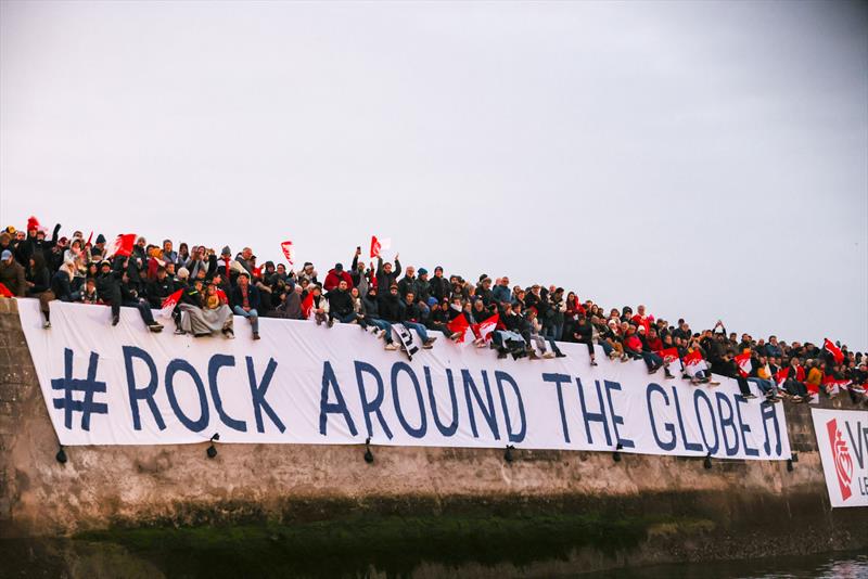 10th Vendée Globe departure - the crowds line the channel - photo © Mark Lloyd / Alea