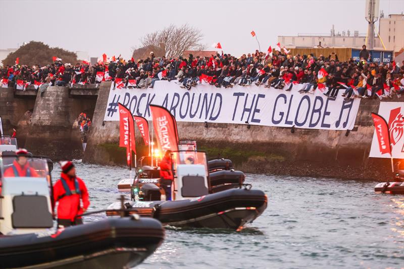 10th Vendée Globe departure - the crowds line the channel - photo © Mark Lloyd / Alea