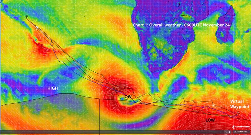 Chart 1 - Overall weather - 0600UTC November 24, 2024 - photo © Predictwind/Sail-World