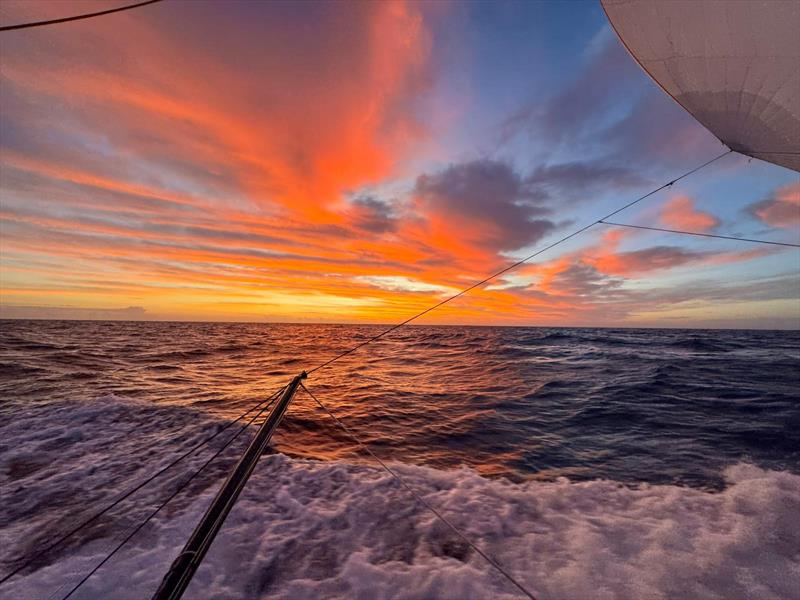 Sunrise aboard MS Amlin - November 30, 2024  - photo © Conrad Colman