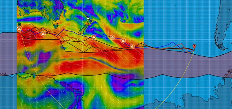 Charlie Dalin - Course options - based on position data from Dec 2, 2024 - photo © Predictwind