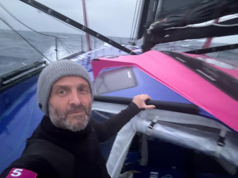 Eric Bellion on board Stand As One - Altavia - Vendée Globe - photo © Eric Bellion / VG 2024