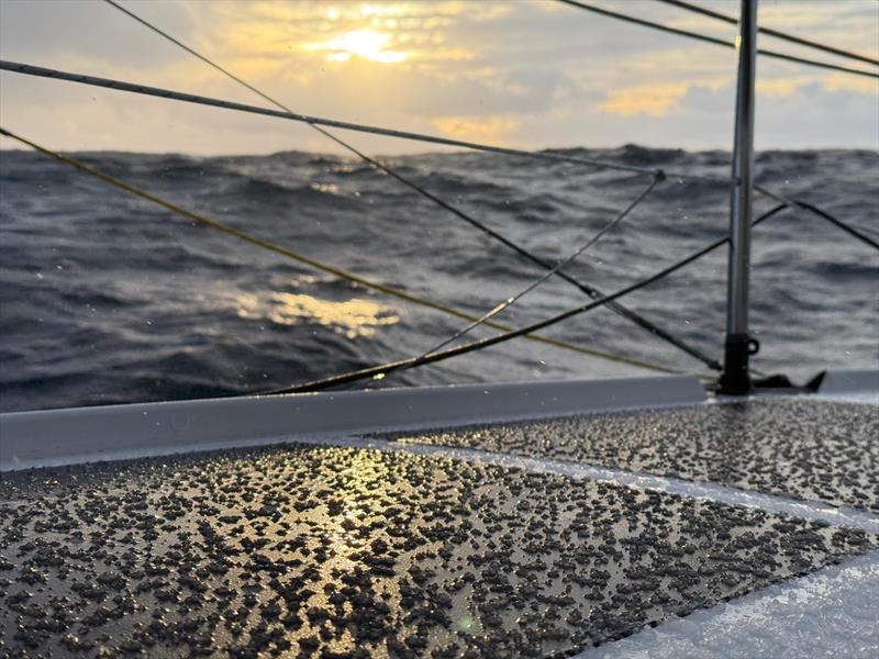 Snowy Day 42 onboard Malizia - Seaexplorer in the Vendée Globe 2024-2025 - photo © Boris Herrmann / Team Malizia