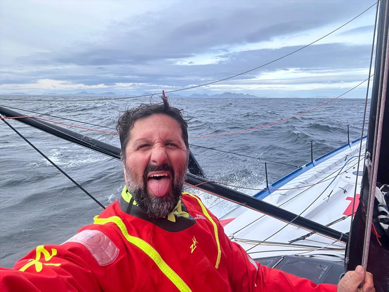 Yoann Richomme (Paprec Arkea) rounds Cape Horn - 2315hrs UTC December 23, 2024 - Vendee Globe Race photo copyright Yoann Richomme taken at Yacht Club de France and featuring the IMOCA class