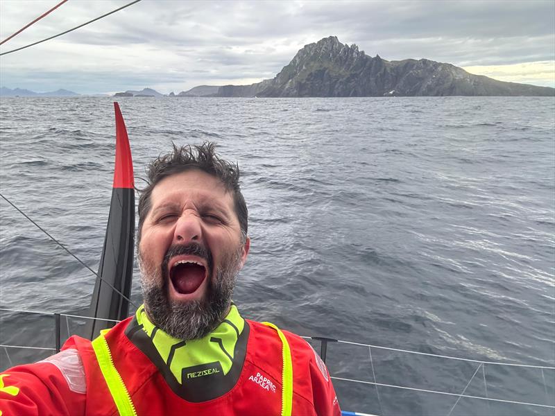 Yoann Richomme (Paprec Arkea) rounds Cape Horn - 2327hrs UTC December 23, 2024 - Vendée Globe Race photo copyright Yoann Richomme taken at Yacht Club de France and featuring the IMOCA class