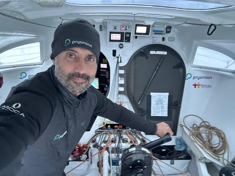 Giancarlo Pedote in the Vendée Globe - Onboard image, week 6 photo copyright Giancarlo Pedote taken at  and featuring the IMOCA class