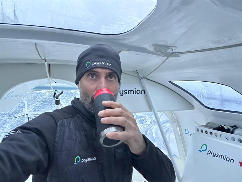 Giancarlo Pedote in the Vendée Globe - Onboard image, week 6 photo copyright Giancarlo Pedote taken at  and featuring the IMOCA class