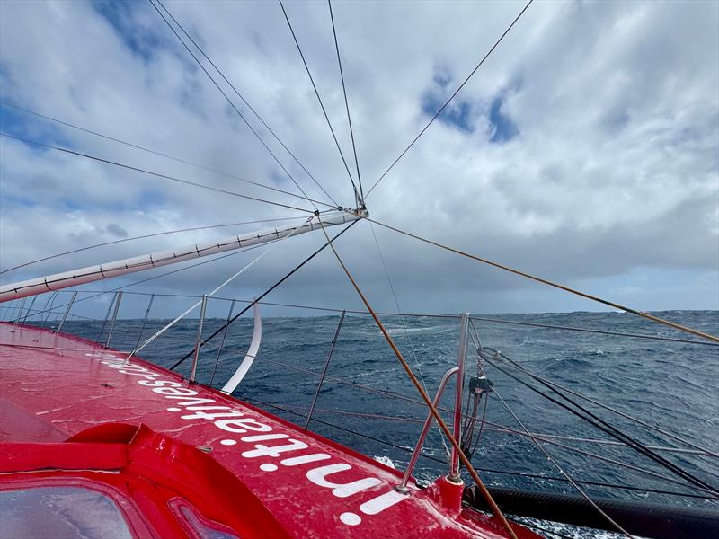 Sam Davies (Initiatives-Coeur) is 1500nm from Cape Horn - December 28, 2024  - photo © Sam Davies