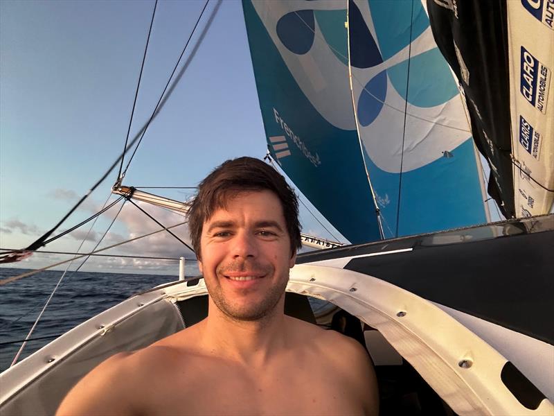 Sébastien Simon onboard Groupe Dubreuil during the Vendée Globe Race - photo © Sébastien Simon #VG2024