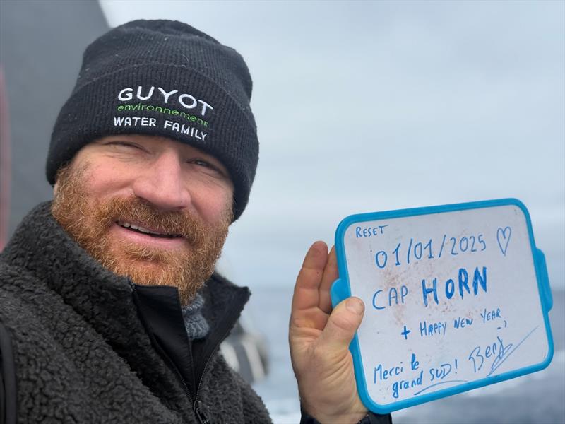 Benjamin Dutreux - Photo sent from the boat GUYOT Environnement - Water Family - photo © Benjamin Dutreux #VG2024