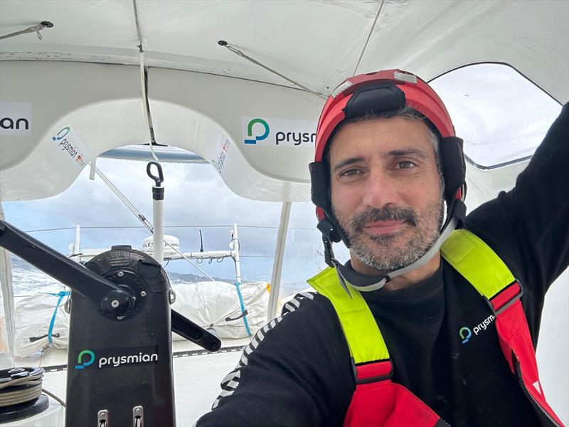 Onboard image, week 6 - Giancarlo Pedote in the Vendée Globe - photo © Giancarlo Pedote