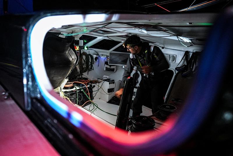 Yoann Richomme on Paprec Arkéa - Vendée Globe - photo © Julien Champolion / Paprec Arkéa