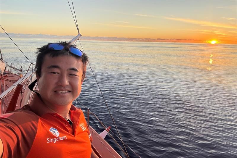 Jingkun Xu in the Vendée Globe - 22 January 2025 - photo © Jingkun Xu