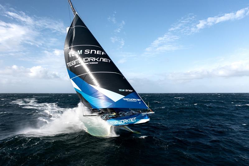 Justine Mettraux, 8th of the Vendée Globe 2024 - photo © Gauthier Lebec