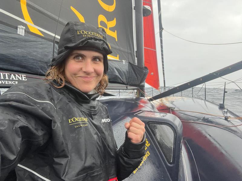 Clarisse Crémer in the Vendée Globe photo copyright Clarisse Crémer / L'Occitane Sailing Team taken at  and featuring the IMOCA class