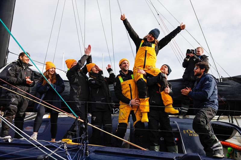 Clarisse Crémer 11th in the Vendée Globe - photo © PKC Media / Anneau Beaugé / Aléa