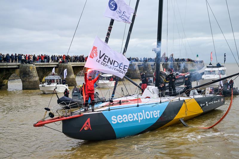 Boris Herrmann onboard Malizia - Seaexplorer during the channel passage after finishing the Vendée Globe - photo © Olivier Blanchet / Vendée Globe