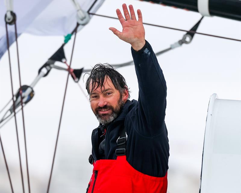 Fives Group - Lantana Environnement skipper Louis Duc (FRA) is photographed after taking 26th place in the Vendée Globe, on February 09, in Les Sables d'Olonne, France - photo © Jean-Marie Liot / Alea