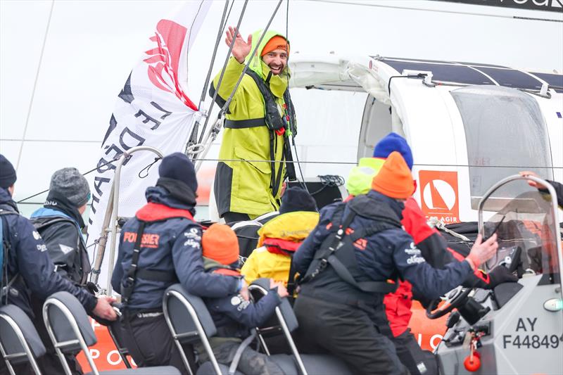 Sébastien Marsset (FRA) is photographed after taking 27th place in the Vendée Globe, on February 09 - photo © Jean-Marie Liot / Alea