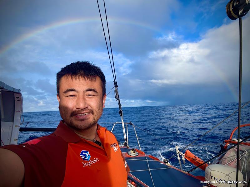 Jingkun Xu (Singchain Team Haikou) photo copyright Jingkun Xu taken at  and featuring the IMOCA class