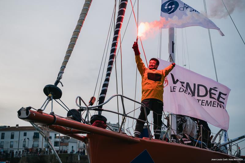 Kojiro Shiraishi (JAP) takes 24th place in the Vendée Globe - photo © IMOCA Globe Series