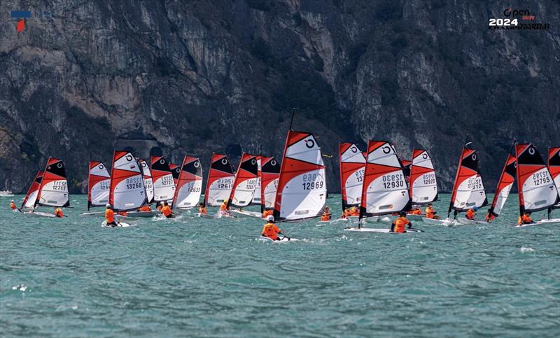 2024 Open Skiff Youth World Championships photo copyright Elena Giolai taken at Circolo Vela Arco and featuring the O'pen Skiff class