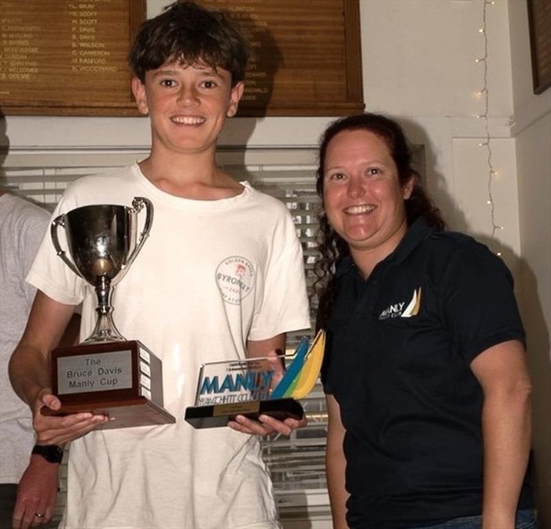 Gold Fleet 1st place Toby McKavanagh - 2024 Manly Cup photo copyright Marg's Yacht Photos taken at Manly Yacht Club and featuring the O'pen Skiff class