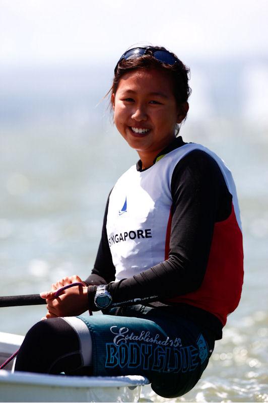 Singapore's Kimberly Lim wins the Optimist worlds in New Zealand photo copyright Matias Capizzano / www.capizzano.com taken at  and featuring the Optimist class