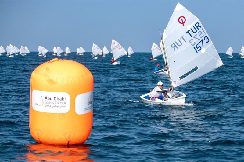 Turkey's Asrin Hepbayraktar in openng day action - 2023 Optimist Asian and Oceanian Championship, Day 1 - photo © Craig Strydom