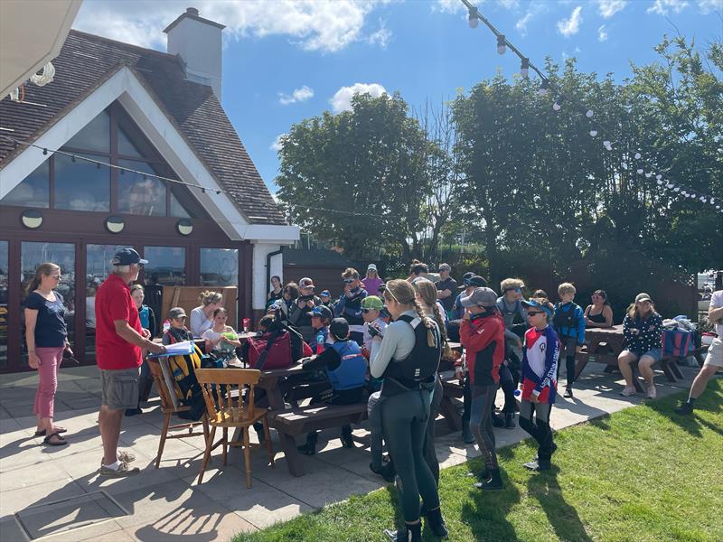 Warsash Optimist Open Briefing - photo © Jason Foster