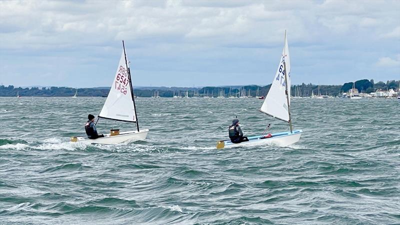 Parkstone Optimst Open photo copyright Sandy Ramus taken at Parkstone Yacht Club and featuring the Optimist class