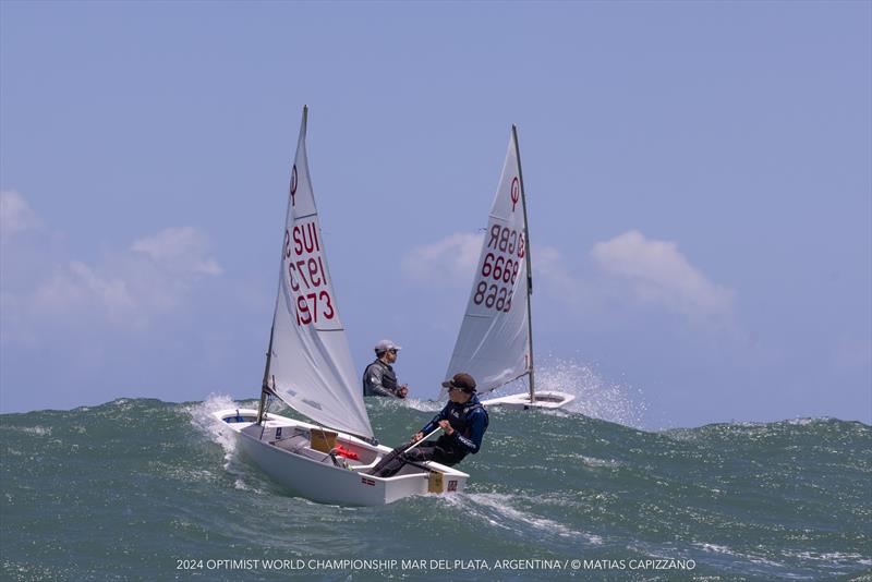 Optimist World Championship at Club Nautico Mar del Plata, Argentina - photo © Matias Capizzano