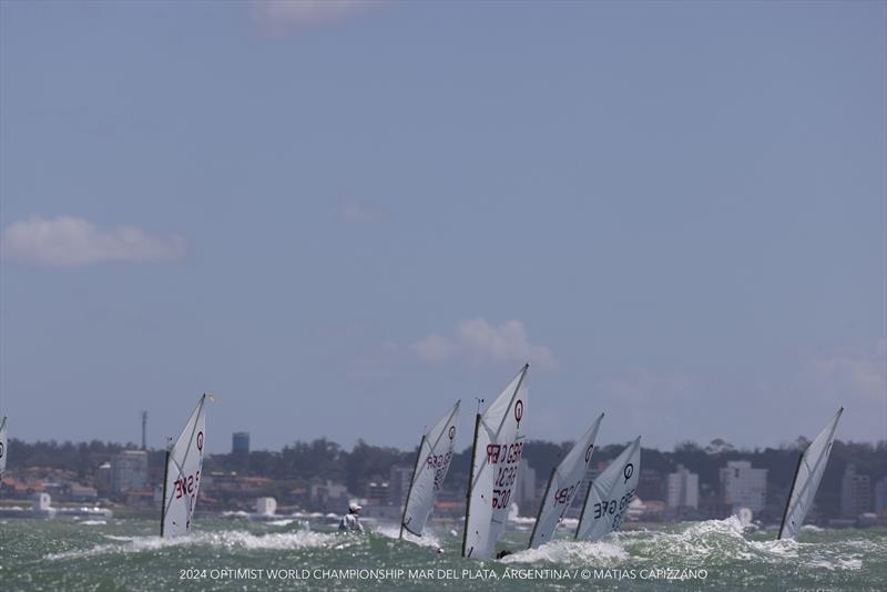 Optimist World Championship at Club Nautico Mar del Plata, Argentina - photo © Matias Capizzano