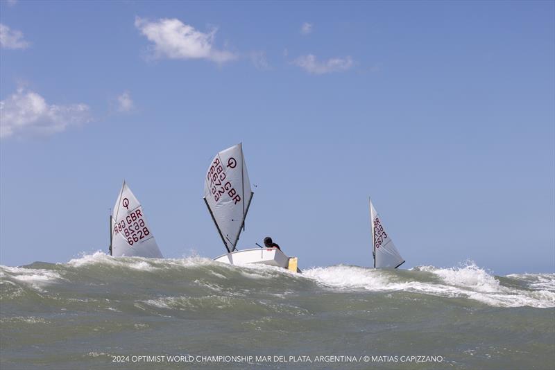 Optimist World Championship at Club Nautico Mar del Plata, Argentina photo copyright Matias Capizzano taken at Club Nautico Mar del Plata and featuring the Optimist class