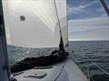 Full kites and smiling faces aboard Jonathan and Libby McKee's Riptide 44, Dark Star