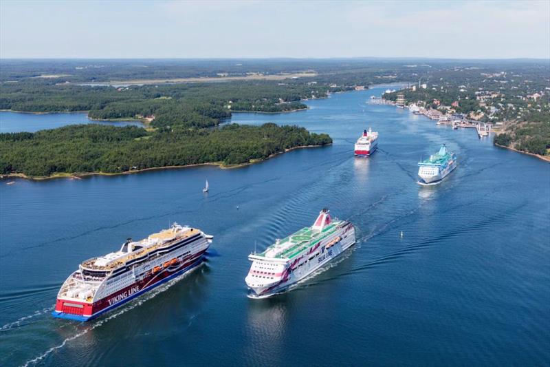 The official travel partner of the event is Viking Line - Daily ferry traffic from Helsinki, Turku, and Stockholm, brings everyone participating to the ORC Europeans 2024 in Åland with a travel discount up to -25 % - photo © Offshore Racing Congress