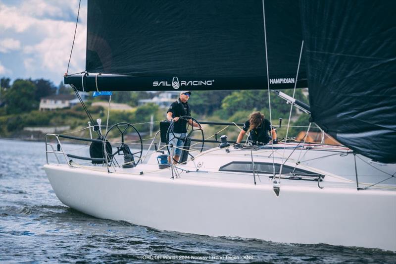 Landmark 43 WHITE SHADOW with Karl Otto and Magda Mare Book (NOR) - 2024 ORC Double-Handed World Championship Norway - photo © Trond Teigen - KNS