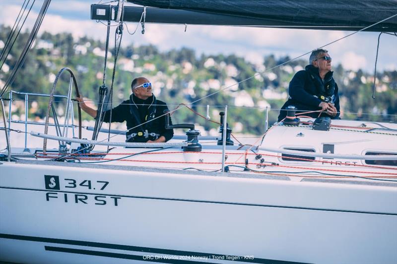 LETHE (First 34.7) of the Knudsen brothers, Øyvind and Martin (NOR) - 2024 ORC Double-Handed World Championship Norway - photo © Trond Teigen - KNS