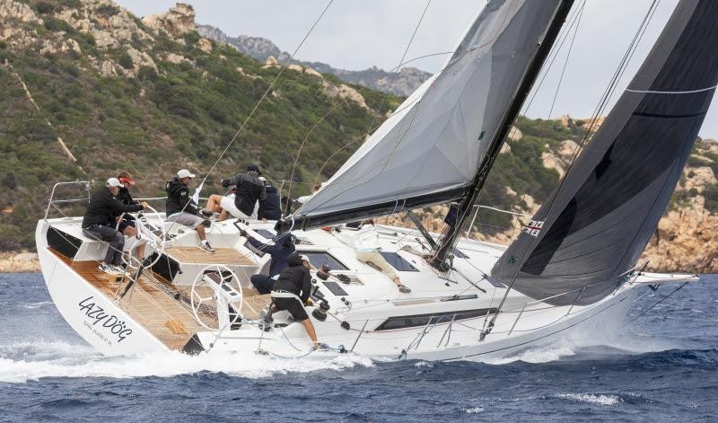 The Grand Soleil 44 Lazy Dog returning to port this morning following the cancellation of sailing - photo © Grand Soleil / Studio Borlenghi