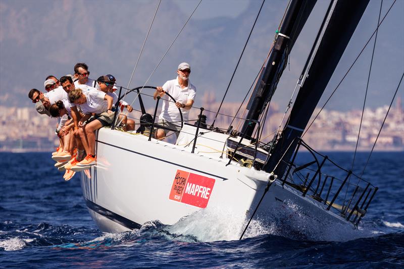 HM King Felipe IV of Spain at the helm of Aifos on day 3 of the 42nd Copa del Rey MAPFRE - photo © Nico Martinez / 42 Copa del Rey MAPFRE