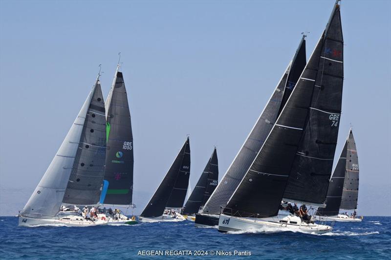 Aegean Regatta 2024 photo copyright Nikos Pantis taken at Offshore Yachting club of Rhodes and featuring the ORC class