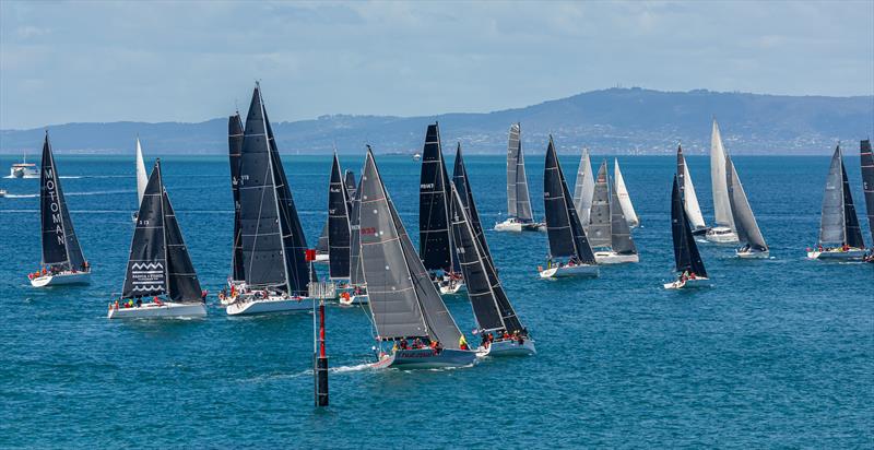 The 2024 Melbourne to Devonport Rudder Cup fleet - 2024 Melbourne to Devonport Rudder Cup photo copyright Al Dillon taken at Ocean Racing Club of Victoria and featuring the ORC class