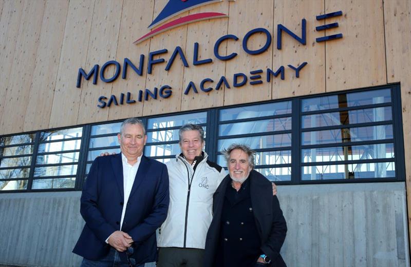 From Left: Giorgio Tanzariello, Vice President of YCM; Bruno Finzi, ORC Chairman and Loris Plet, General Manager of YCM - photo © Andrea Carloni