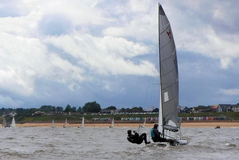 Roger and Jamie Blake win the Great Yarmouth & Gorleston SC 75th Anniversary Beach Regatta photo copyright GYGSC taken at Great Yarmouth & Gorleston Sailing Club and featuring the Osprey class