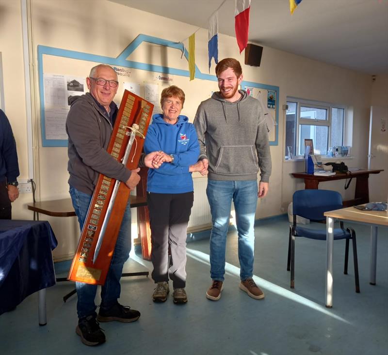 Roger & Jamie Blake, 2024 Wilkinson Sword Travellers Trophy Winners photo copyright Jayne Willis taken at Tata Steel Sailing Club and featuring the Osprey class