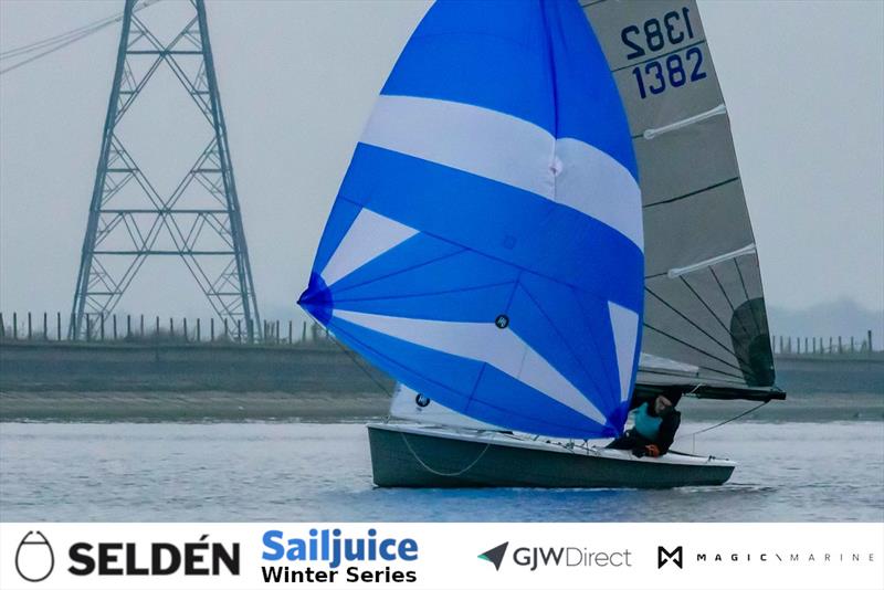 Roger and Iain Blake (sixth overall) - Magic Marine King George Gallop 2025 photo copyright Tim Olin / www.olinphoto.co.uk taken at King George Sailing Club and featuring the Osprey class