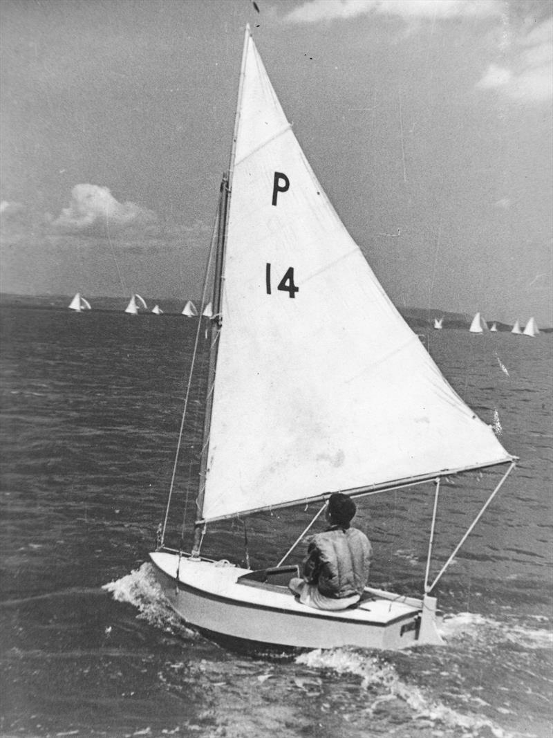 Jim Mackay competing in the P class in which he represented Auckland in the Tanner Cup - photo © Mackay Family archives