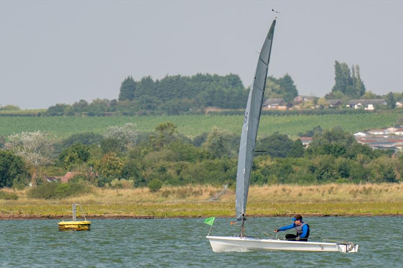 Burnham Sailing Club's Phantom during HMS St.Mathew Cup 2024 photo copyright Petru Balau Sports Photography / sports.hub47.com taken at Royal Burnham Yacht Club and featuring the Phantom class