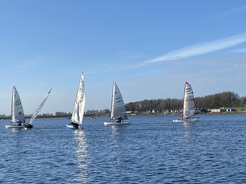 Winter sailing at Northampton Sailing Club photo copyright Maria E Franco taken at Northampton Sailing Club and featuring the Phantom class