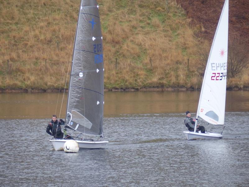 Dovestone Sailing Club Christmas Plate 2024: Martin Knott & Ian Jones - photo © Nik Lever